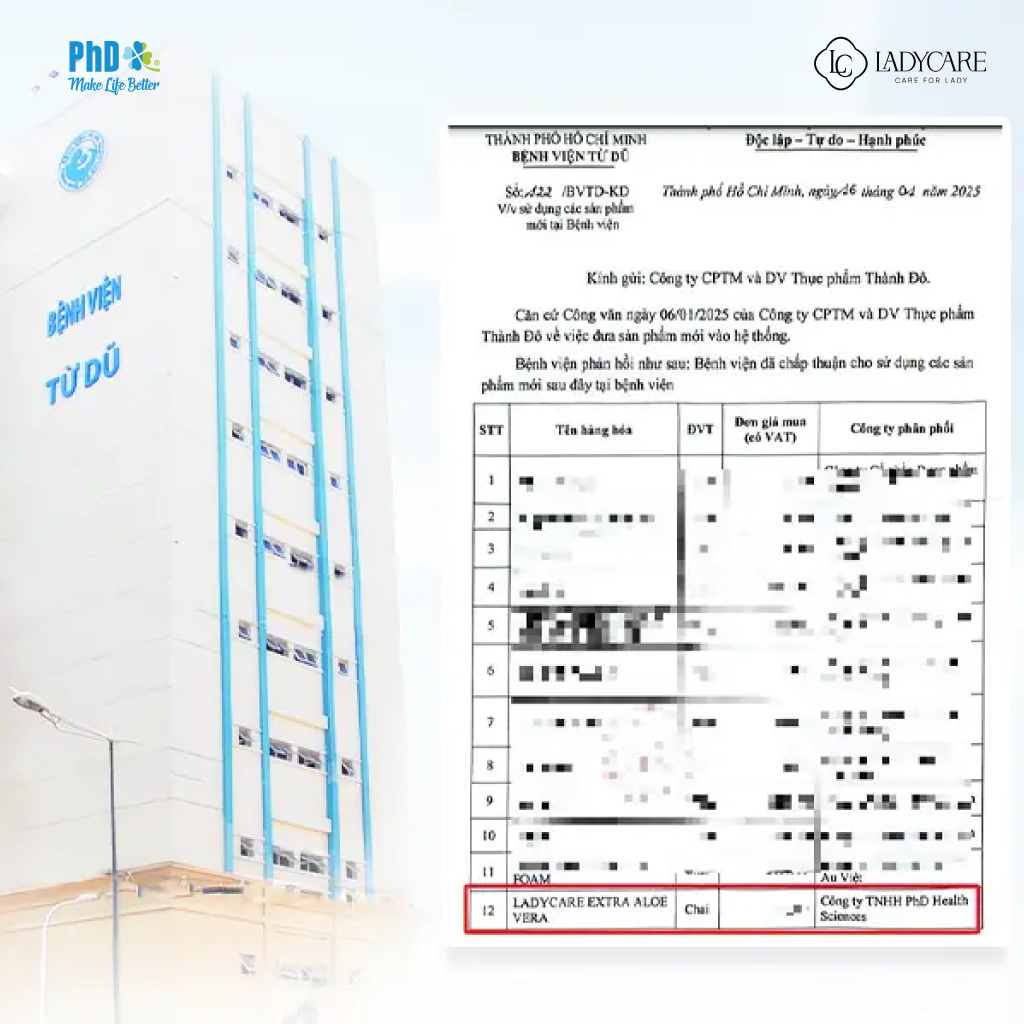 Dung dịch vệ sinh kê toa, chứng nhận y tế