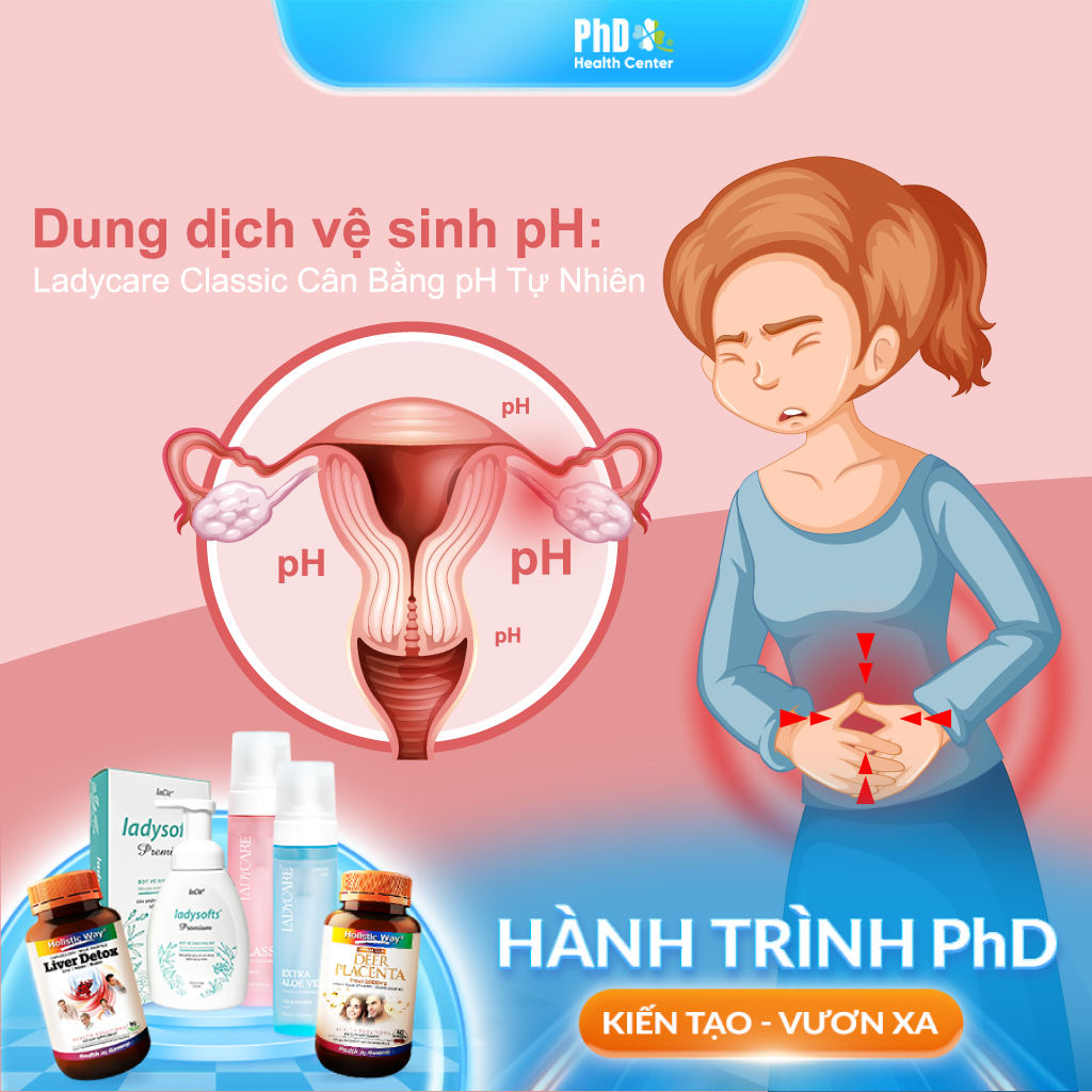 Dung dịch vệ sinh pH: Ladycare Classic Cân Bằng pH Tự Nhiên