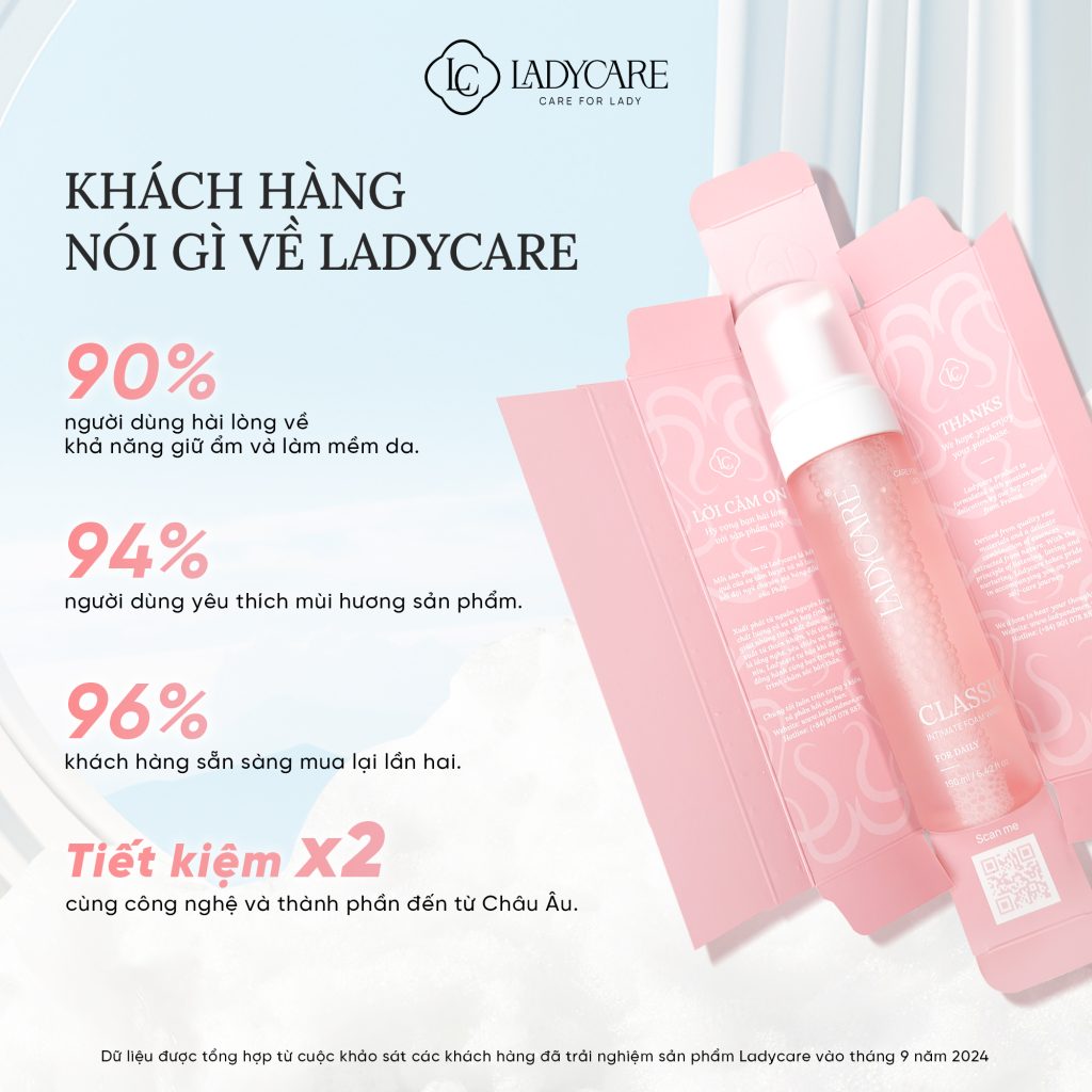 Bọt Siêu Mịn Ladycare: Công Nghệ Đột Phá