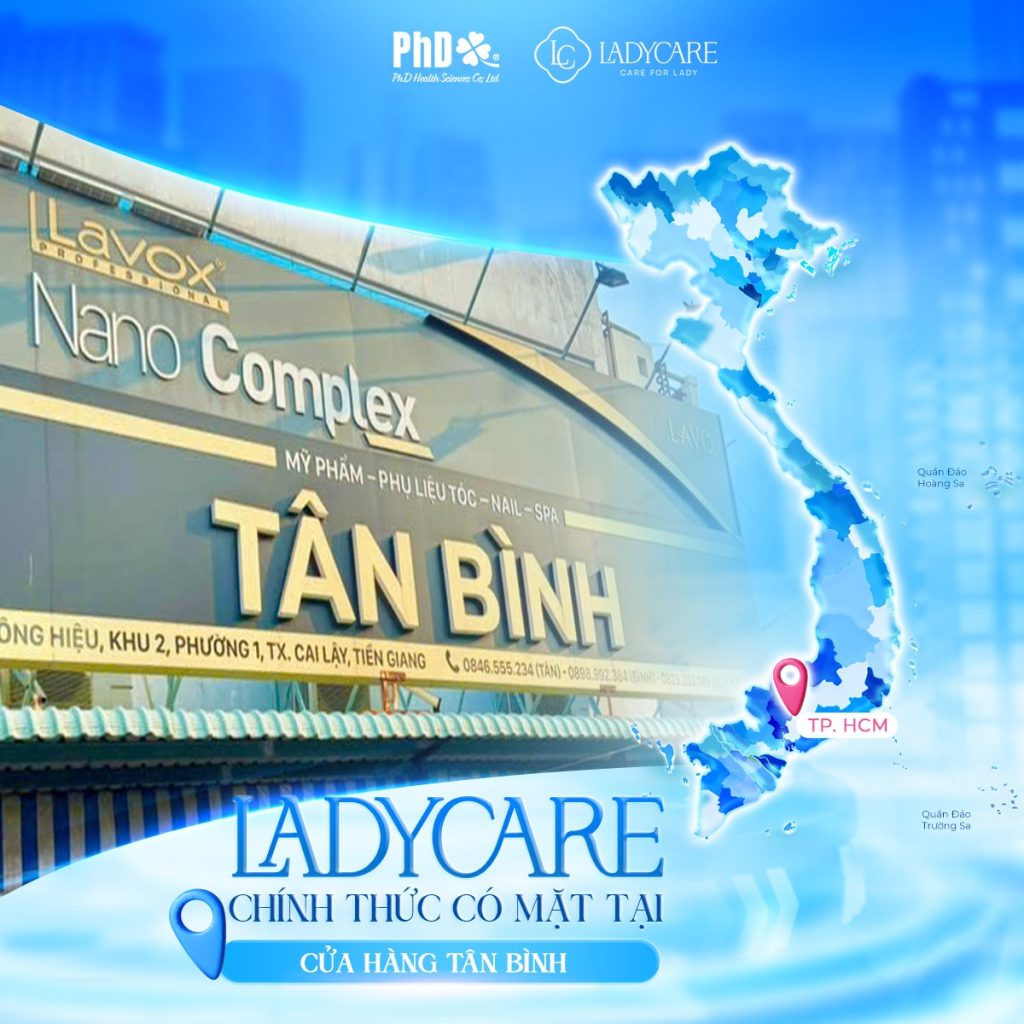 Tiền Giangcửa hàng Tân BìnhLadycare có mặt tại 