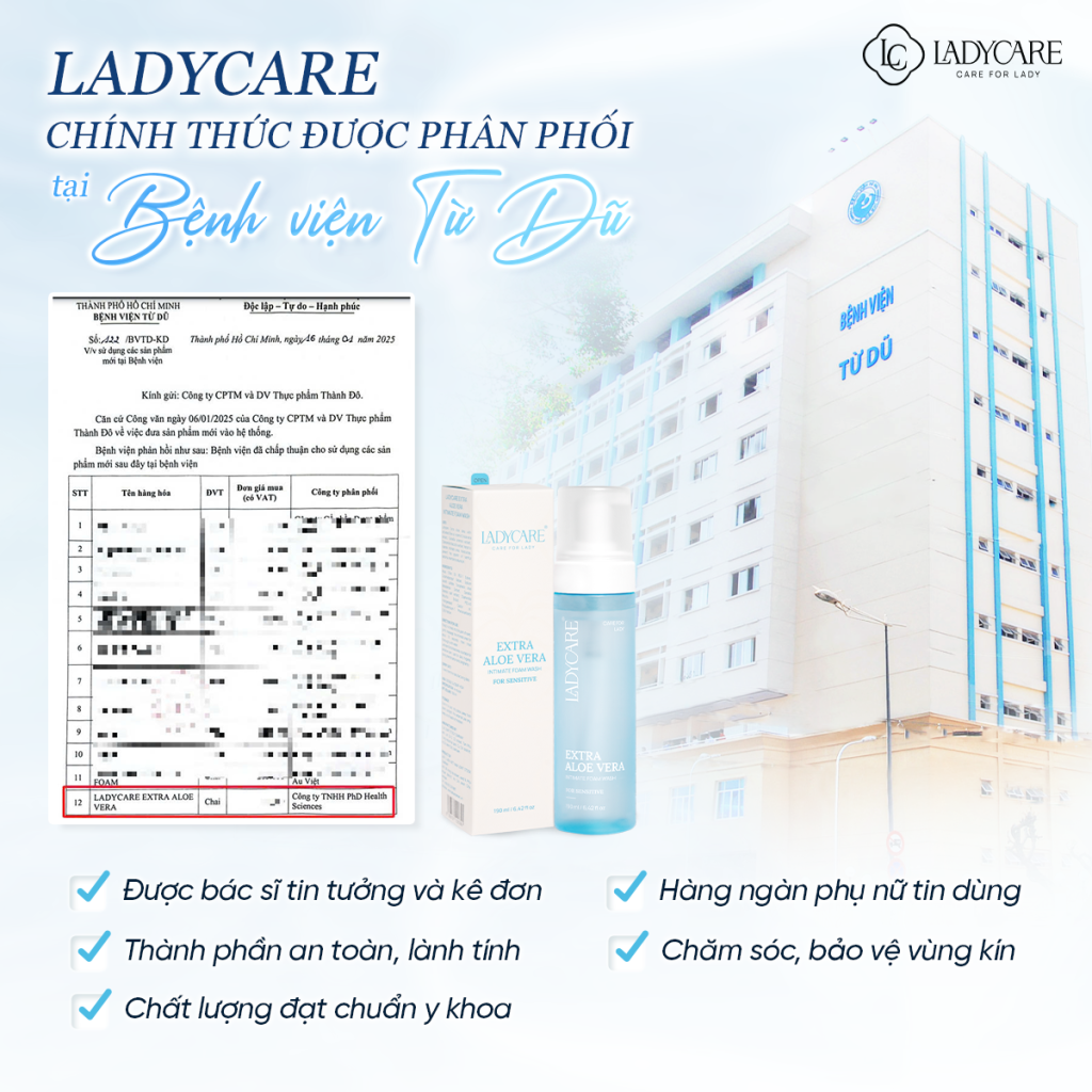 Tiền Giangcửa hàng Tân BìnhLadycare có mặt tại 