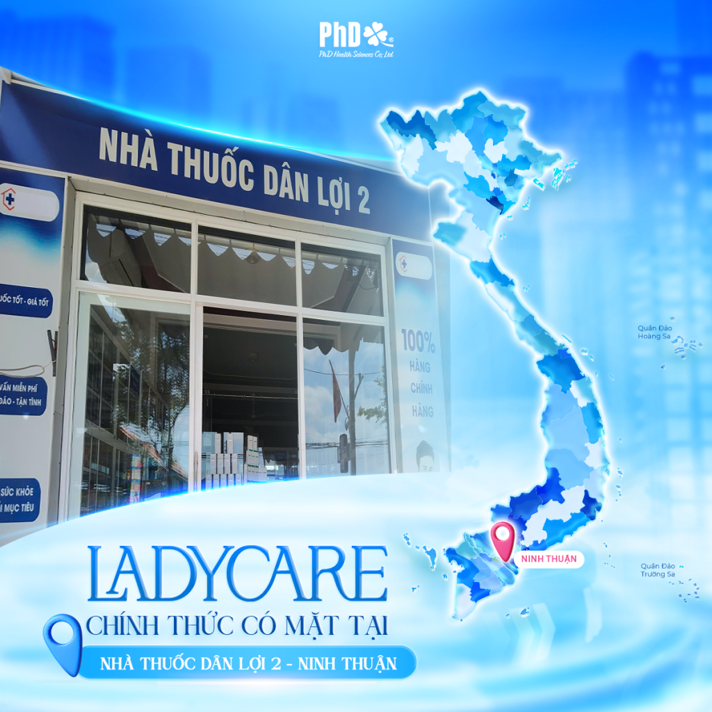Nhà thuốc Dân Lợi chính thức trở thành nhà phân phối các sản phẩm Ladycare và Ladysofts của PhD.