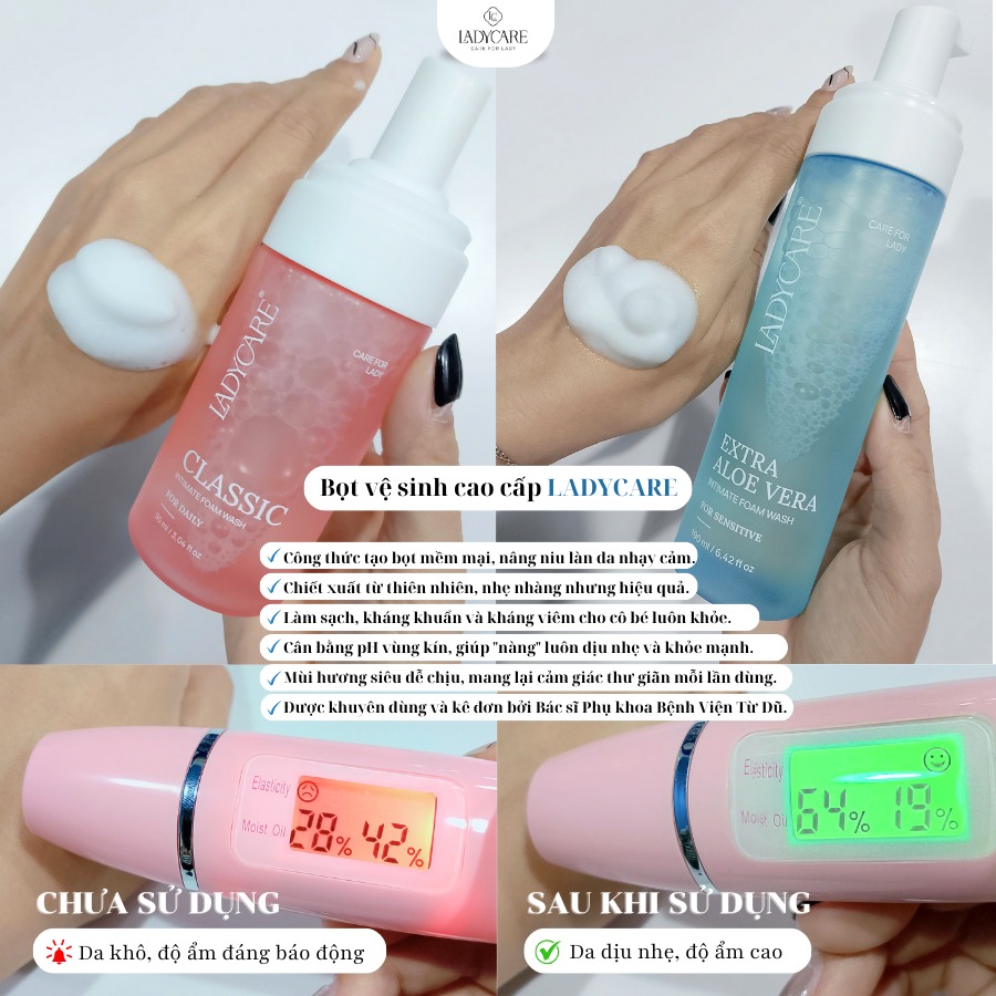 Chất lượng được kiểm chứng của Ladycare.