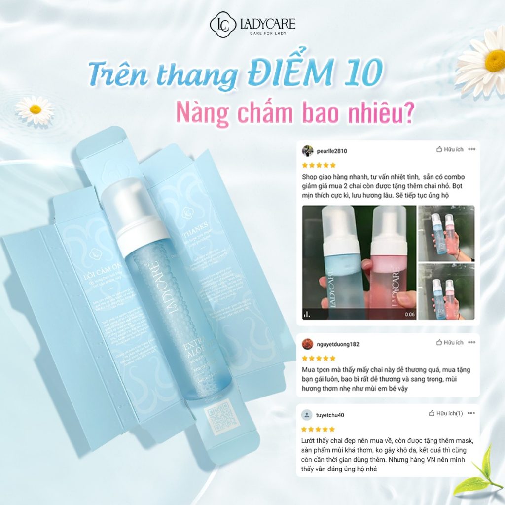 Bọt vệ sinh Ladycare - Bọt vệ sinh "quốc dân" của các nàng.