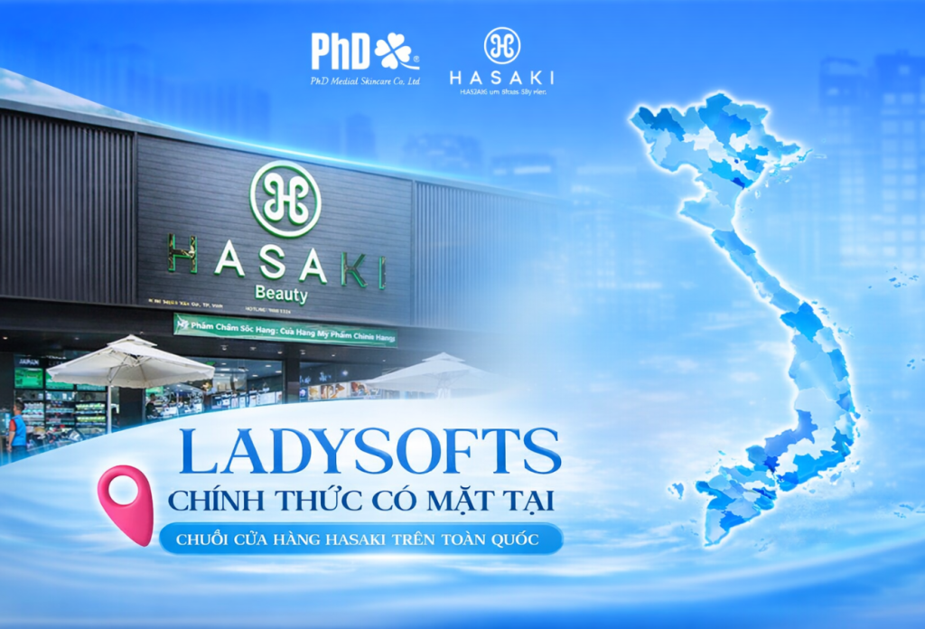 Bọt vệ sinh Ladysofts chính hãng tại Hasaki.