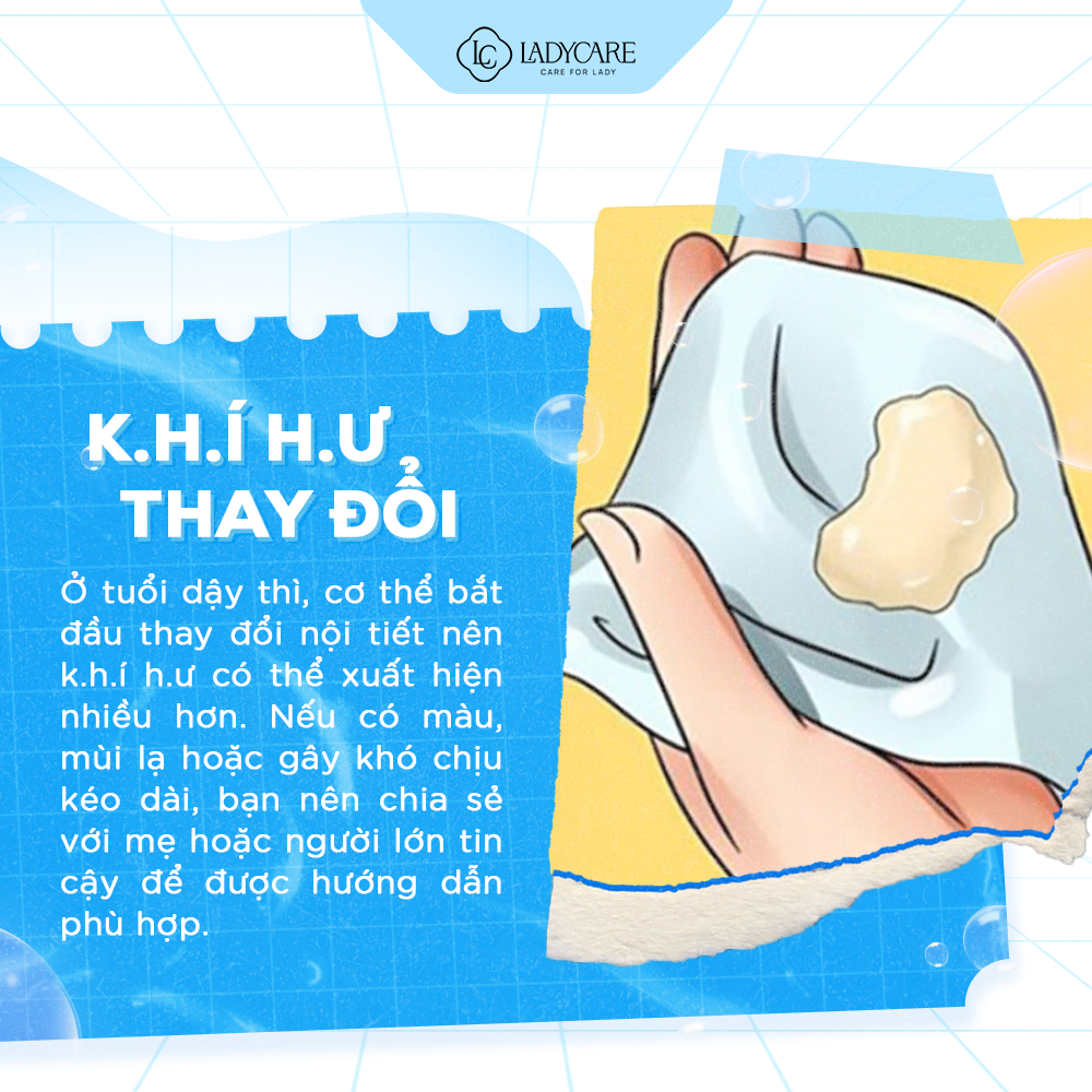 Khí hư thay đổi