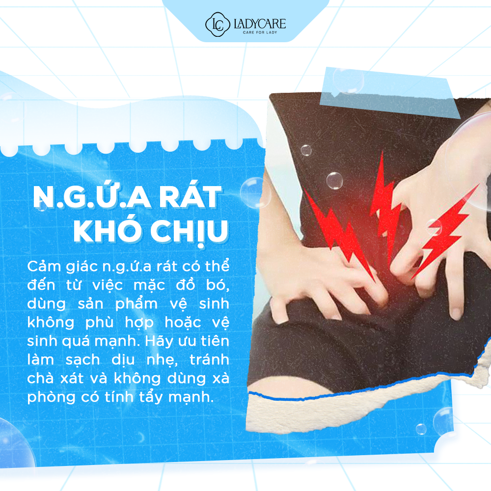 Ngứa rát khó chịu