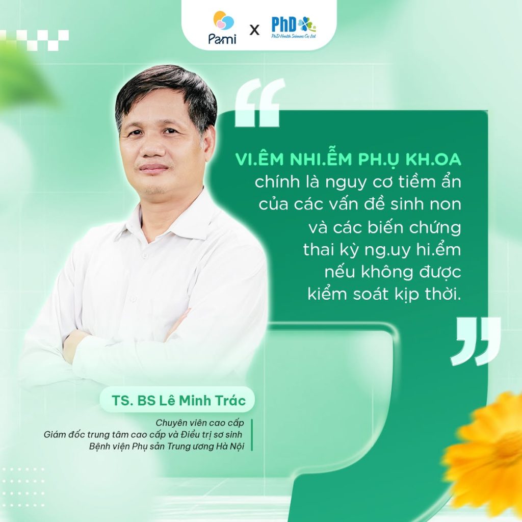 Theo TS.BS Lê Minh Trác, viêm nhiễm vùng kín không chỉ ảnh hưởng đến mẹ mà còn ảnh hưởng đến thai kỳ.
